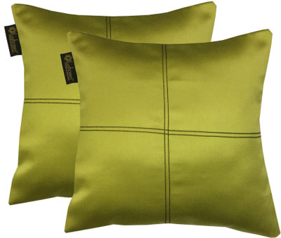 

Lushomes Geometric Cushions Cover(Pack of 2, 30 cm*30 cm, Light Green)