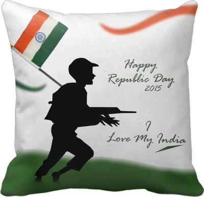 

Tied Ribbons Printed Cushions Cover(40 cm*40 cm, Multicolor)