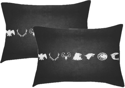 Sleep Nature's Printed Pillows Cover(Pack of 2, 68.58 cm*45.72 cm, Multicolor)