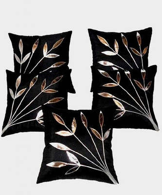 

Shine Villa Floral Cushions Cover(Pack of 5, 30 cm*30 cm, Beige)