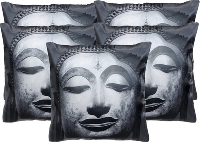 

Alina Decor Printed Cushions Cover(Pack of 5, 40 cm*40 cm, Silver)