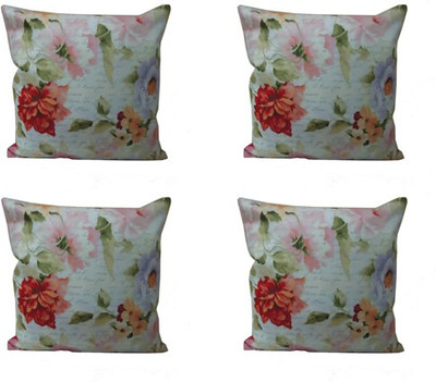 

MIRAC Floral Cushions Cover(Pack of 4, 40.64 cm*40.64 cm, Multicolor)
