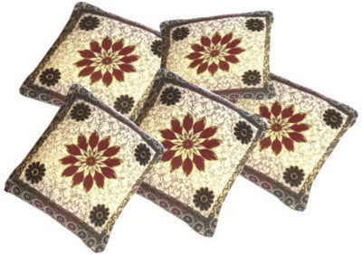 

Villas Decor Floral Cushions Cover(Pack of 5, 41 cm, Multicolor)
