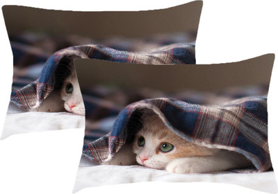 

Sleep Nature's Printed Pillows Cover(Pack of 2, 68.58 cm*45.72 cm, Multicolor)