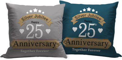 

Tied Ribbons Text Print Cushions Cover(Pack of 2, 30 cm*30 cm, Multicolor)