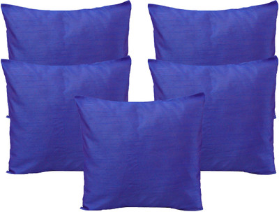 

HOME SHINE Striped Cushions Cover(Pack of 5, 40 cm*40 cm, Blue)