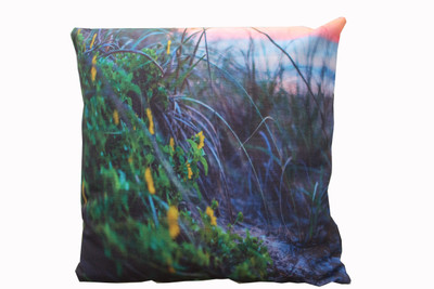 

Adishma Floral Cushions Cover(40 cm*40 cm, Purple, Green), Green;purple