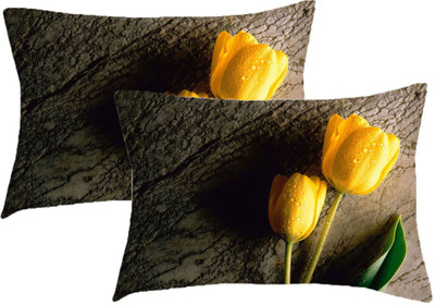 

Sleep Nature's Printed Pillows Cover(Pack of 2, 68.58 cm*45.72 cm, Multicolor)