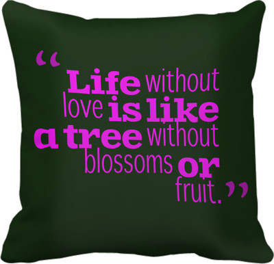 

Tied Ribbons Printed Cushions Cover(30 cm*30 cm, Multicolor)