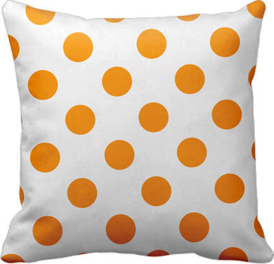 SajawatHomes Abstract Cushions Cover(30 cm*30 cm, Yellow, White), White;yellow