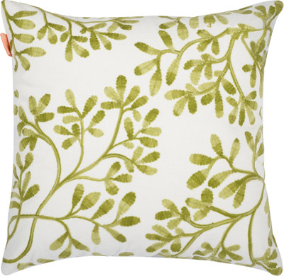 Solaj Embroidered Cushions Cover(40 cm*40 cm, White)