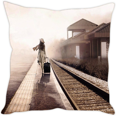 

Sleep Nature's Abstract Cushions Cover(30.63 cm*30.63 cm, Multicolor)