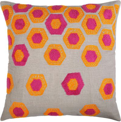 

Rajrang Geometric Cushions Cover(46 cm*46 cm, Grey)