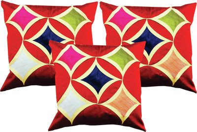 

Dream Care Geometric Cushions Cover(Pack of 3, 42 cm*42 cm, Multicolor)