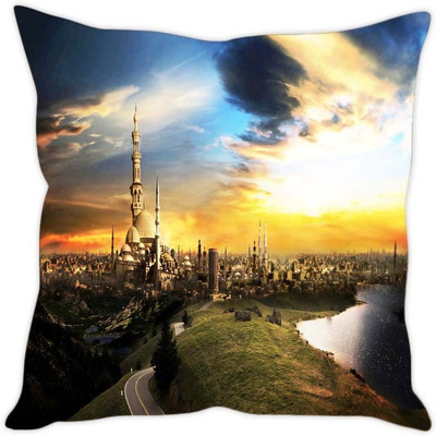 

Sleep Nature's Abstract Cushions Cover(30.63 cm*30.63 cm, Multicolor)