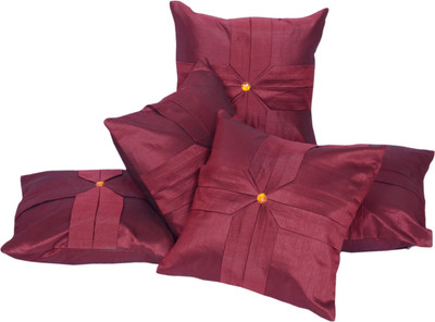 

Shine Villa Abstract Cushions Cover(Pack of 5, 40 cm*40 cm, Maroon)