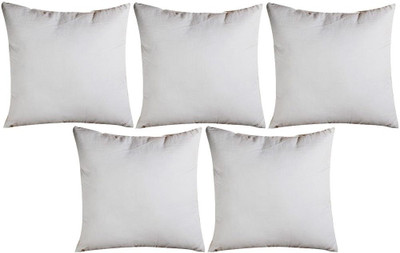

ExpressionsHome Striped Cushions Cover(Pack of 5, 40 cm*40 cm, White)