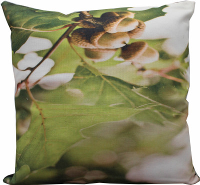 

Adishma Printed Cushions Cover(40 cm*40 cm, White, Green), Green;white