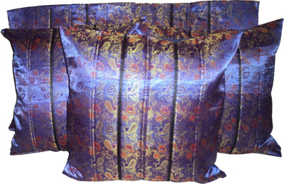 

Design Willa Floral Cushions Cover(Pack of 5, 41 cm*41 cm, Purple)