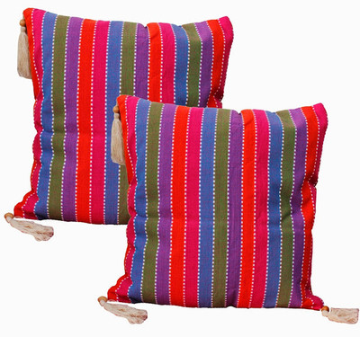 33% OFF on Dekor World Striped Cushions Cover(Pack of 2, 40 cm*40 cm, Multicolor) 33% OFF on Dekor World Striped Cushions Cover(Pack of 2, 40 cm*40 cm, Multicolor)
