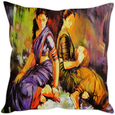 

Sleep Nature's Abstract Cushions Cover(Pack of 5, 30.64 cm*30.64 cm, Multicolor)