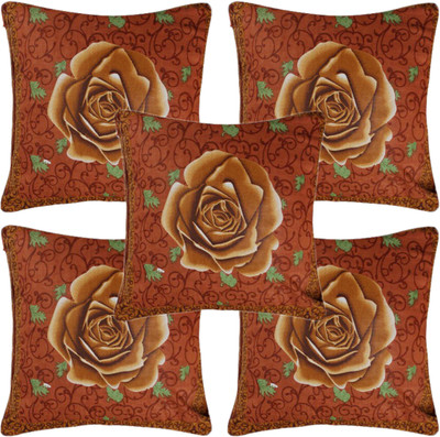 

Metro Living Floral Cushions Cover(Pack of 5, 40 cm*40 cm, Multicolor)