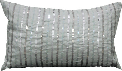 

Rhome Embroidered Pillows Cover(Pack of 2, 30 cm*50 cm, Grey)