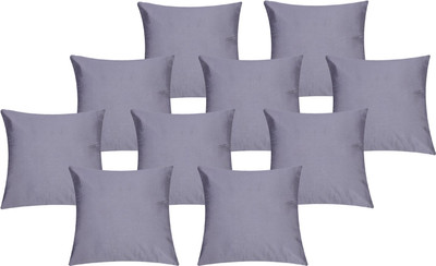 

Fazar Creations Plain Cushions Cover(Pack of 10, 40 cm*40 cm, Silver)
