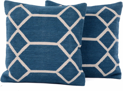 Natural Furnish Geometric Cushions Cover(Pack of 2, 45 cm*45 cm, Multicolor)