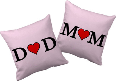

Tied Ribbons Geometric Cushions Cover(Pack of 2, 30 cm*30 cm, Multicolor)