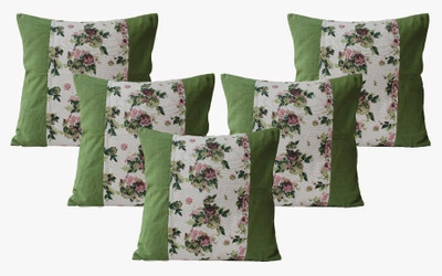 21% OFF on Dekor World Floral Cushions Cover(Pack of 5, 40 cm*40 cm, Green) 21% OFF on Dekor World Floral Cushions Cover(Pack of 5, 40 cm*40 cm, Green)