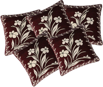 

Zesture Floral Cushions Cover(Pack of 5, 40 cm*40 cm, Multicolor)