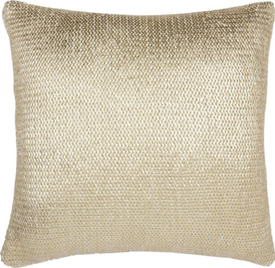 

Solaj Self Design Cushions Cover(50 cm*50 cm, Gold)