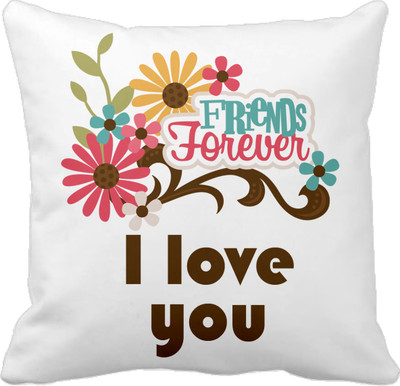 

Tied Ribbons Printed Cushions Cover(30 cm*30 cm, Multicolor)