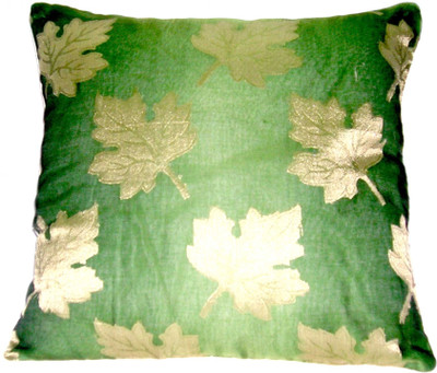 

Homeblendz Abstract Cushions Cover(40 cm*40 cm, Green, Gold), Gold;green