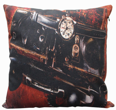 

Adishma Printed Cushions Cover(40 cm*40 cm, Black, Brown)