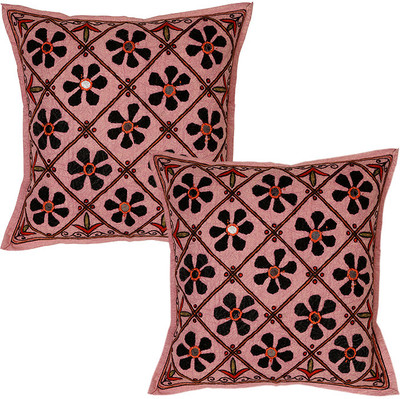 

Rajrang Abstract Cushions Cover(Pack of 2, 40 cm*40 cm, Pink)