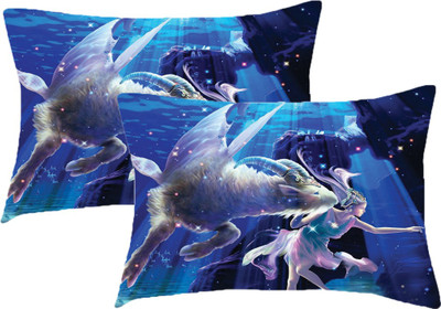 

Sleep Nature's Printed Pillows Cover(Pack of 2, 68.58 cm*45.72 cm, Multicolor)