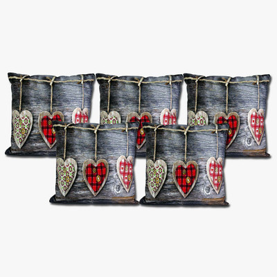 

Veer Creations Printed Cushions Cover(Pack of 5, 40 cm*40 cm, Multicolor)