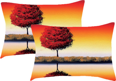 

Sleep Nature's Printed Pillows Cover(Pack of 2, 68.58 cm*45.72 cm, Multicolor)