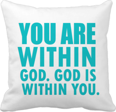 

Tied Ribbons Printed Cushions Cover(30 cm*30 cm, Multicolor)