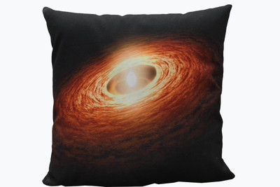 

Adishma Printed Cushions Cover(40 cm*40 cm, Black)