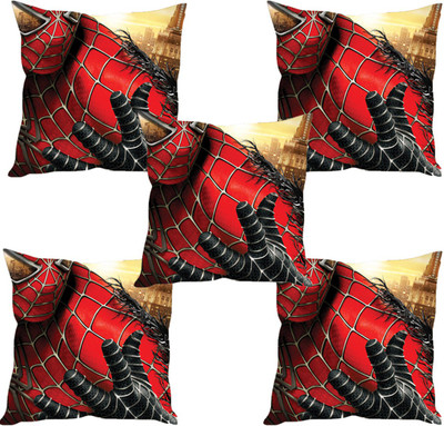 

Sleep Nature's Abstract Cushions Cover(Pack of 5, 40.63 cm*40.63 cm, Multicolor)