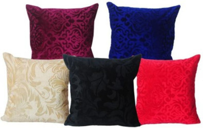 

Villas Decor Floral Cushions Cover(Pack of 5, 41 cm, Multicolor)
