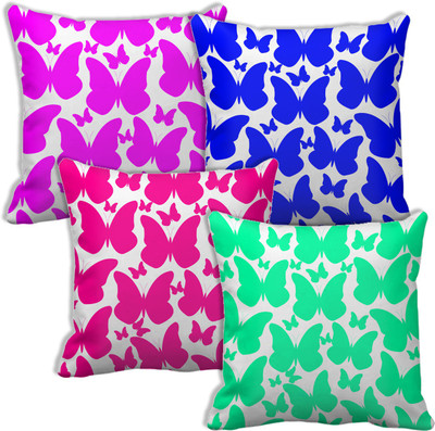 

Tied Ribbons Abstract Cushions Cover(Pack of 4, 30 cm*30 cm, Multicolor)