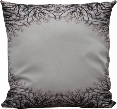 Adishma Printed Cushions Cover(40 cm*40 cm, White, Black), Black;white