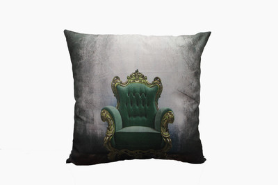 

Adishma Printed Cushions Cover(40 cm*40 cm, White, Green), Green;white