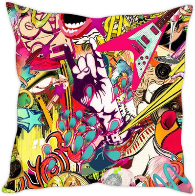 

Sleep Nature's Abstract Cushions Cover(Pack of 5, 40.64 cm*40.64 cm, Multicolor)