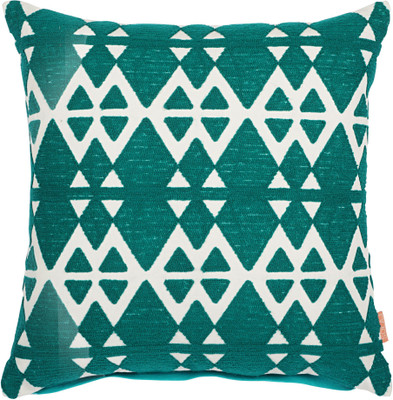 

SOLAJ Embroidered Cushions Cover(40 cm*40 cm, Green)