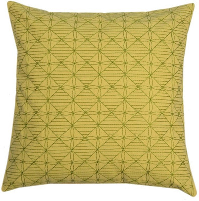 

YAMINI Embroidered Cushions Cover(40 cm*40 cm, Yellow)